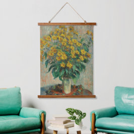 Claude Monet Jerusalem Artichokes Hangend Wandkleed