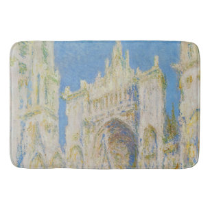 Claude Monet Kathedraal van Rouen Portaal Morgenli Badmat