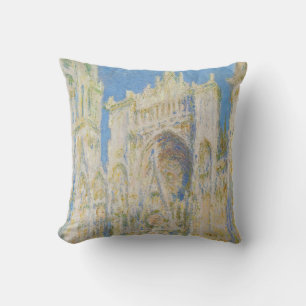 Claude Monet Kathedraal van Rouen Portaal Morgenli Kussen
