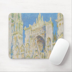 Claude Monet Kathedraal van Rouen Portaal Morgenli Muismat