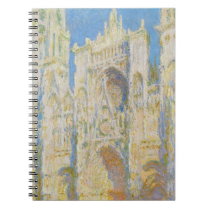 Claude Monet Kathedraal van Rouen Portaal Morgenli Notitieboek