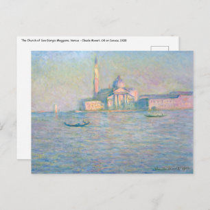 Claude Monet - Kerk van San Giorgio Maggiore Briefkaart