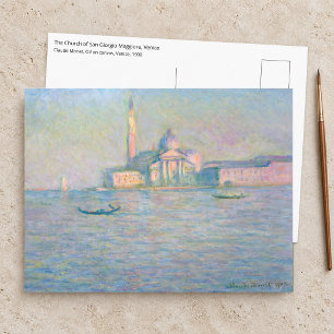 Claude Monet - Kerk van San Giorgio Maggiore Briefkaart