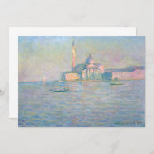 Claude Monet - Kerk van San Giorgio Maggiore Kaart (Voorkant / Achterkant)