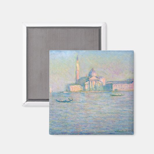 Claude Monet - Kerk van San Giorgio Maggiore Magneet (Voorkant / Achterkant)