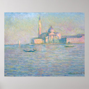 Claude Monet - Kerk van San Giorgio Maggiore Poster