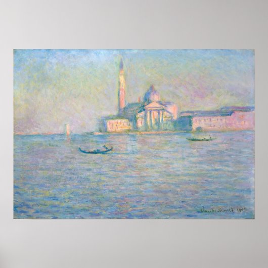Claude Monet - Kerk van San Giorgio Maggiore Poster (Voorkant)