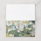 Claude Monet - Kerstmis - Rozen Klantenkaartje (Buitenkant ongevouwen)