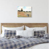 Claude Monet - Klaprozenveld Canvas Afdruk (Insitu (Slaapkamer))