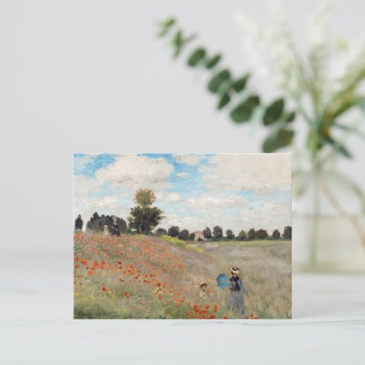 Claude Monet - Klapveld Briefkaart (Staand voorkant)