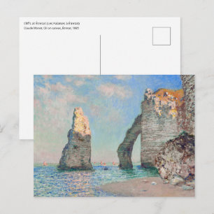 Claude Monet - Kliffen op Etretat Briefkaart