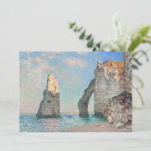 Claude Monet - Kliffen op Etretat Kaart (Staand voorkant)