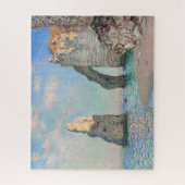 Claude Monet - Kliffen op Etretat Legpuzzel (Verticaal)