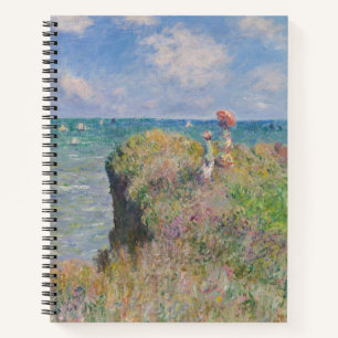 Claude Monet Klinkerwandeling bij Pourville Notitieboek