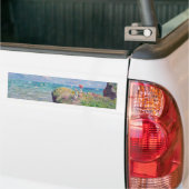 Claude Monet - Klipwandeling bij Pourville Bumpersticker (Op Truck)