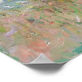 Claude Monet kunst Poster (Hoek)
