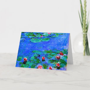 Claude Monet kunst: Waterlelies (rood), Kaart