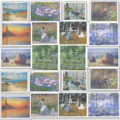 Claude Monet Kunstschilderijen Sticker (Voorkant)