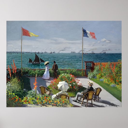 Claude Monet kunstwerk Poster (Voorkant)