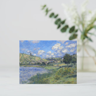 Claude Monet kunstwerk, Vetheuil, Paysage, Briefkaart
