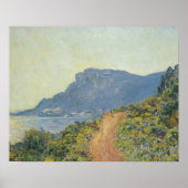 Claude Monet - La Corniche bij Monaco Poster (Voorkant)