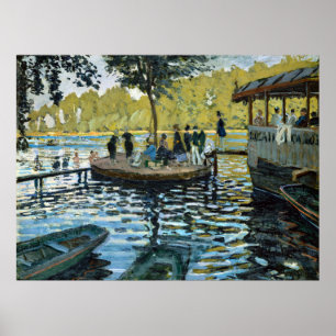 Claude Monet La Grenouillère Poster