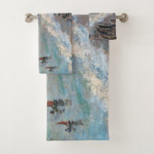 Claude Monet - La plage d'Etretat (En situation)