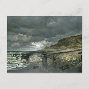 Claude Monet - La Pointe de la Hève bij Low Tide Briefkaart