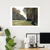 Claude Monet - La Route du Bas-Breau Poster (Thuiskantoor)