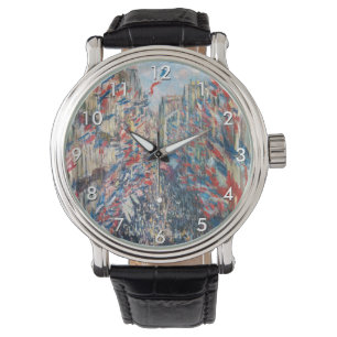 Claude Monet - La Rue Montorgueil - Parijs Horloge