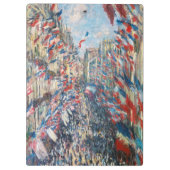 Claude Monet - La Rue Montorgueil - Parijs Klembord (Achterkant)