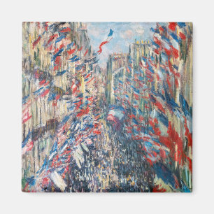 Claude Monet - La Rue Montorgueil - Parijs Magneet