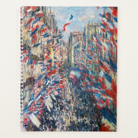 Claude Monet - La Rue Montorgueil - Parijs Planner (Voorkant)