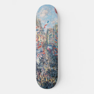 Claude Monet - La Rue Montorgueil - Parijs Skateboard