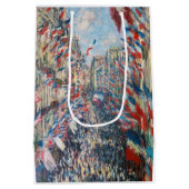 Claude Monet - La Rue Montorgueil - Parijs Soms Medium Cadeauzakje (Achterkant)