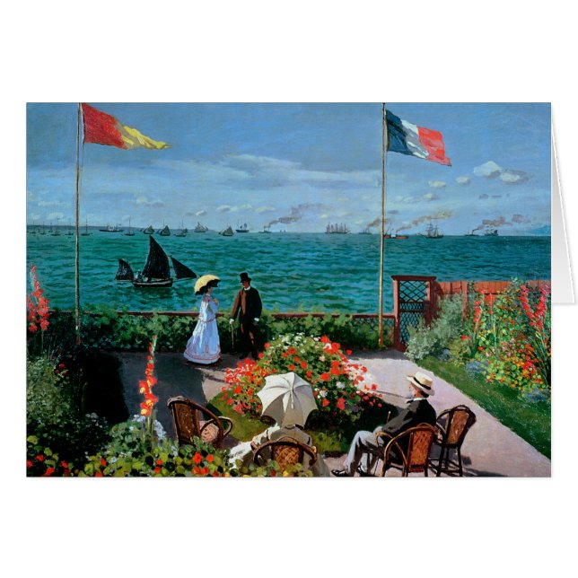 Claude Monet | La Terrasse à Sainte-Adresse, 1867 (Devant horizontal)