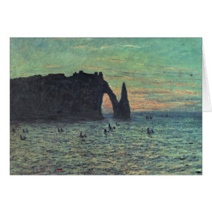 Claude Monet   l'aiguille creuse chez Etretat,