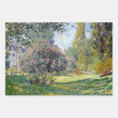 Claude Monet Landscape The Parc Monceau Poster Inpakpapier Vel (Voorkant 3)