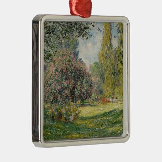 Claude Monet | Landschap: De Parc Monceau Metalen Ornament (Rechts)