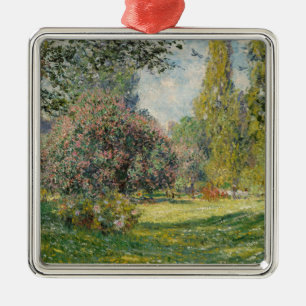 Claude Monet   Landschap: De Parc Monceau Metalen Ornament