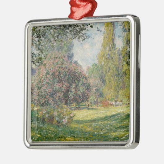 Claude Monet | Landschap: De Parc Monceau Metalen Ornament (Links)