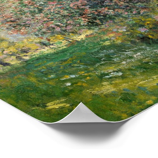 Claude Monet - Landschap: De Parc Monceau Poster (Hoek)