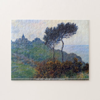 Claude Monet - Landschap van de kerk in Varengevil Legpuzzel