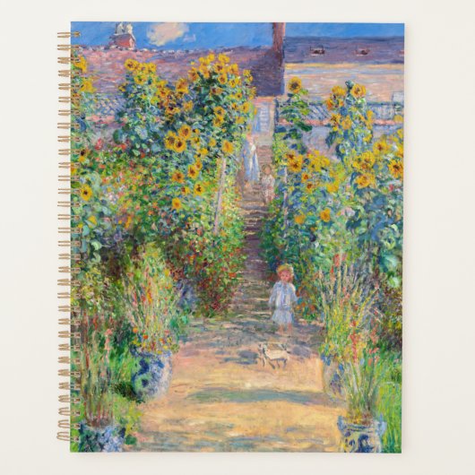 Claude Monet - Le jardin de l'artiste à Vetheuil (Devant)