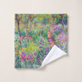 Claude Monet - Le jardin d'Iris à Giverny (Gant de toilette)