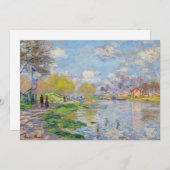 Claude Monet - Lente aan de Seine Kaart (Voorkant / Achterkant)