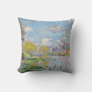 Claude Monet - Lente aan de Seine Kussen