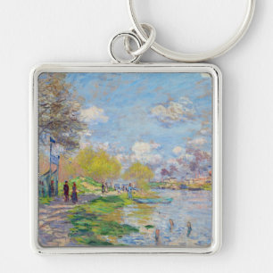 Claude Monet - Lente aan de Seine Sleutelhanger