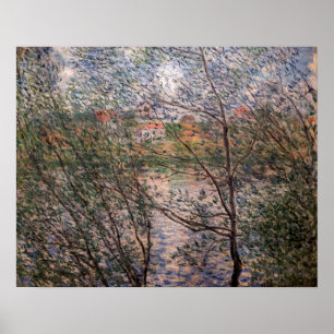 Claude Monet - Lente door de takken Poster