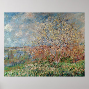 Claude Monet Lente Poster